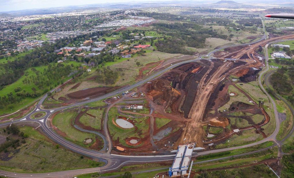 Nexus has shared photos of the Toowoomba Second Range Crossing on its Facebook page. Picture: Above Photography PTY LTD