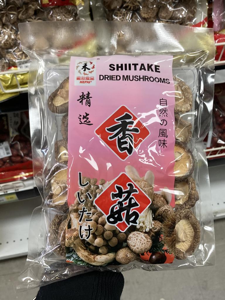 Dried mushrooms at an Asian grocery. Picture: Brooke Grebert-Craig