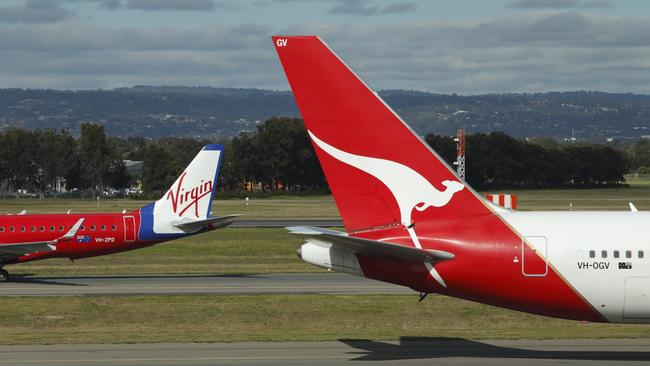 Qantas looms over Virgin in the current environment.