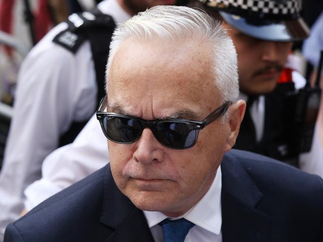 LONDON, ENGLAND - JULY 31: Broadcaster Huw Edwards arrives at Westminster Magistrates' Court on July 31, 2024 in London, England. Veteran News Reader Huw Edwards is charged with three counts of making indecent pictures of children between 2020 and 2022, 37 images were shared on WhatsApp. He was arrested in November 2023 Edwards was the BBC's Ten O'clock News anchor and was chosen to announce the death of HM Queen Eiizabeth II to the nation. (Photo by Dan Kitwood/Getty Images)