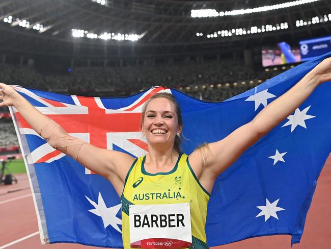 Barber secured Australia’s second medal on the track.