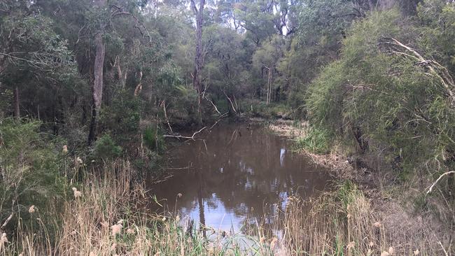 The scene where Danielle Easey’s body was found wrapped in plastic. Pictures by Peter Lorimer