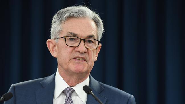 Fed chair Jerome Powell. Picture: AFP