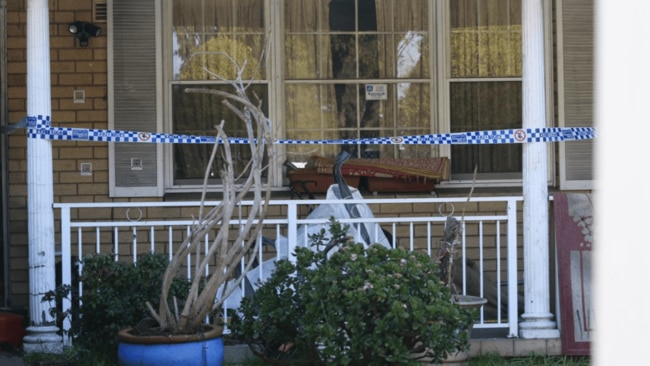 The house was peppered with bullets. Picture: Newswire / Gaye Gerard