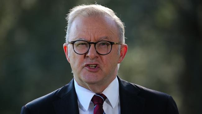 SYDNEY, AUSTRALIA : NewsWire Photos - DECEMBER 23 2024; The Prime Minister, Anthony Albanese, is in Sydney today addresses the media in a press conference. Picture: NewsWire/ Gaye Gerard