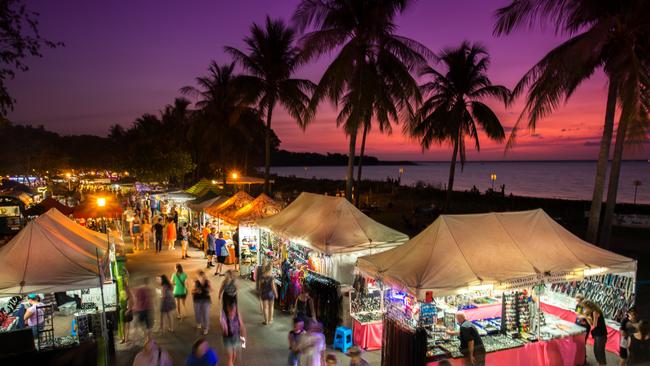 Mindil Beach Sunset Markets, Darwin Photo. Picture: Tourism NT