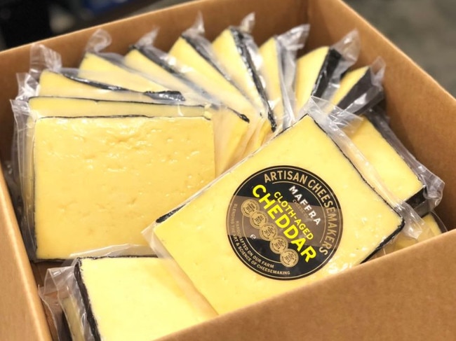 The artisan cheesemakers have not responded to comment. Picture: Maffra Cheese