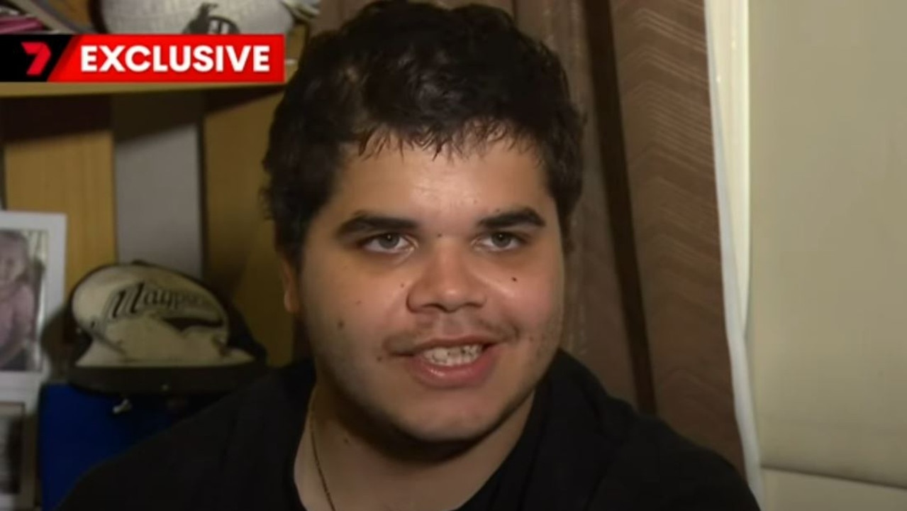 Jordan Dodd has spoken exclusively to 7NEWS saying he has been forced to learn to walk and talk again. Picture: 7NEWS