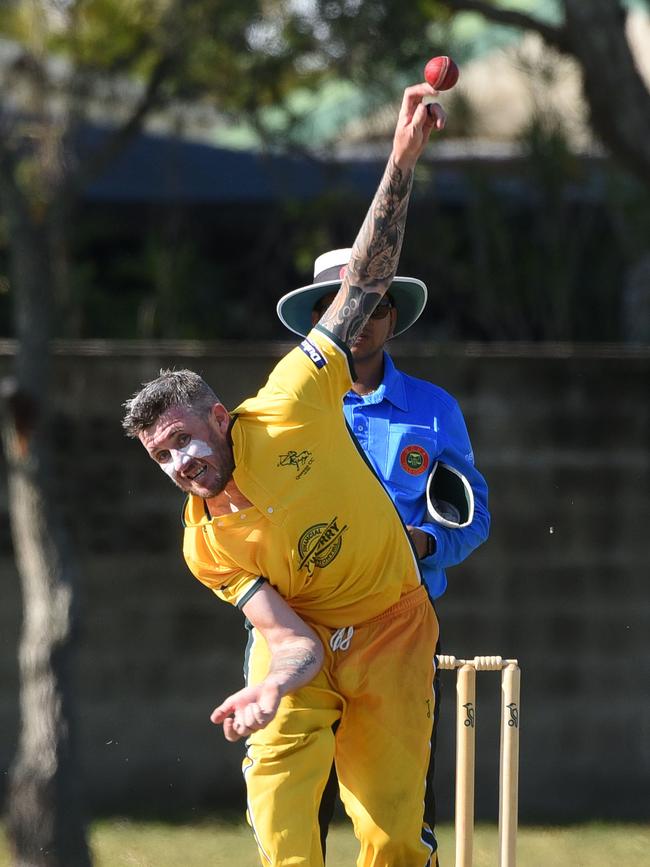 Sam Winton took 3-22 against Southport Labrador on Saturday. Picture: Steve Holland