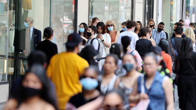 Shoppers in Melbourne spending up at the Black Friday sales in the CBD.