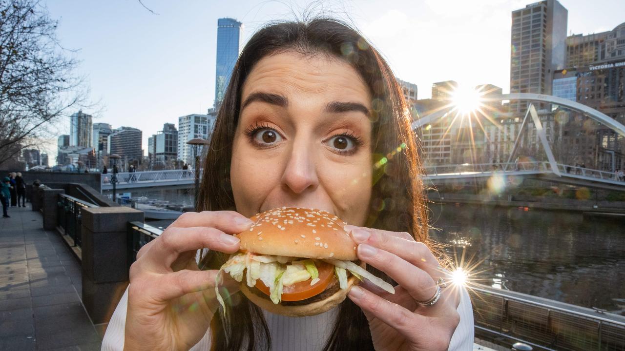 McDonalds has also released meat free burgers. Picture: Jason Edwards