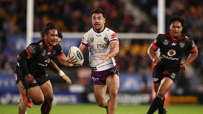 Jahrome Hughes may have played himself into Billy Slater’s fullback role for 2019. (Photo by Hannah Peters/Getty Images)