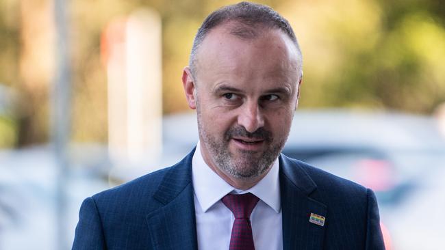 Chief Minister of the Australian Capital Territory Andrew Barr. Picture: AAP