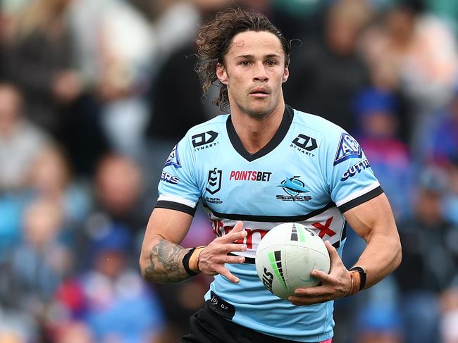 Nicho Hynes in action for the Cronulla Sharks. Picture: Mark Metcalfe