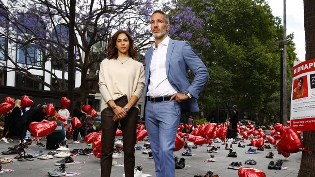 Alex Ryvchin (right) said the letter was a “powerful rejection” of anti-Israel rallies held in Sydney. Picture: Richard Dobson