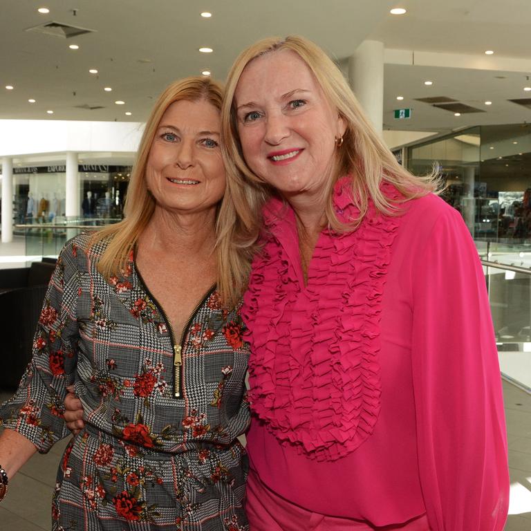 Lee Britten and Stacey Langbroek at opening of Sonia Stradiotto Couture store, Marina Mirage. Picture: Regina King