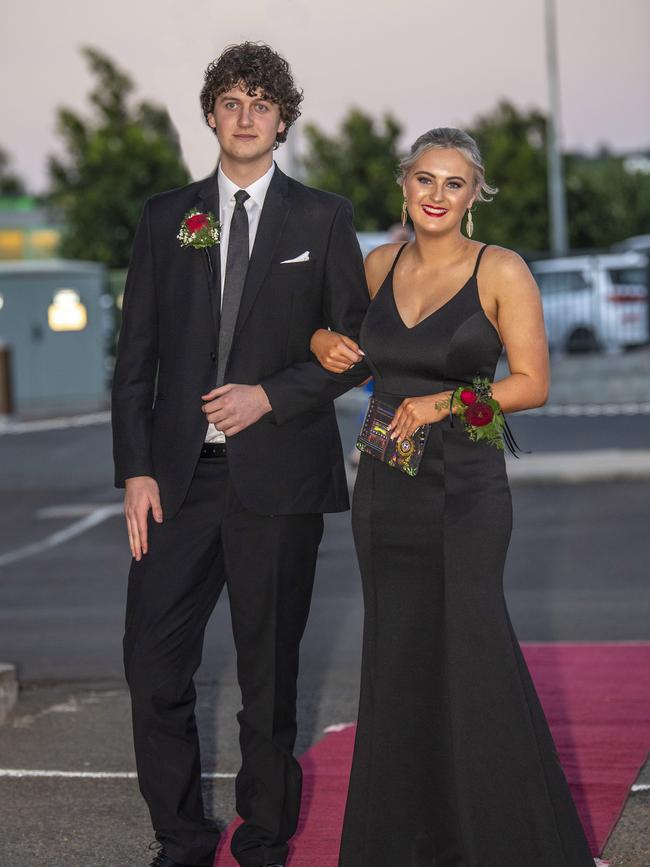 Coby Gardner and Lilian Adler. St Ursula's College formal. Friday. 20th Nov 2020