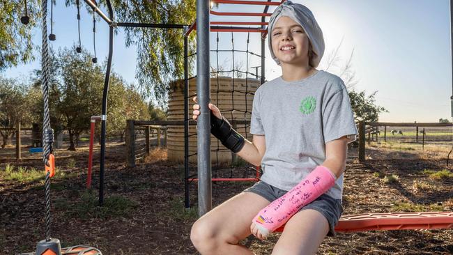 Harmony Jones at her home in Gawler River. Picture: Ben Clark