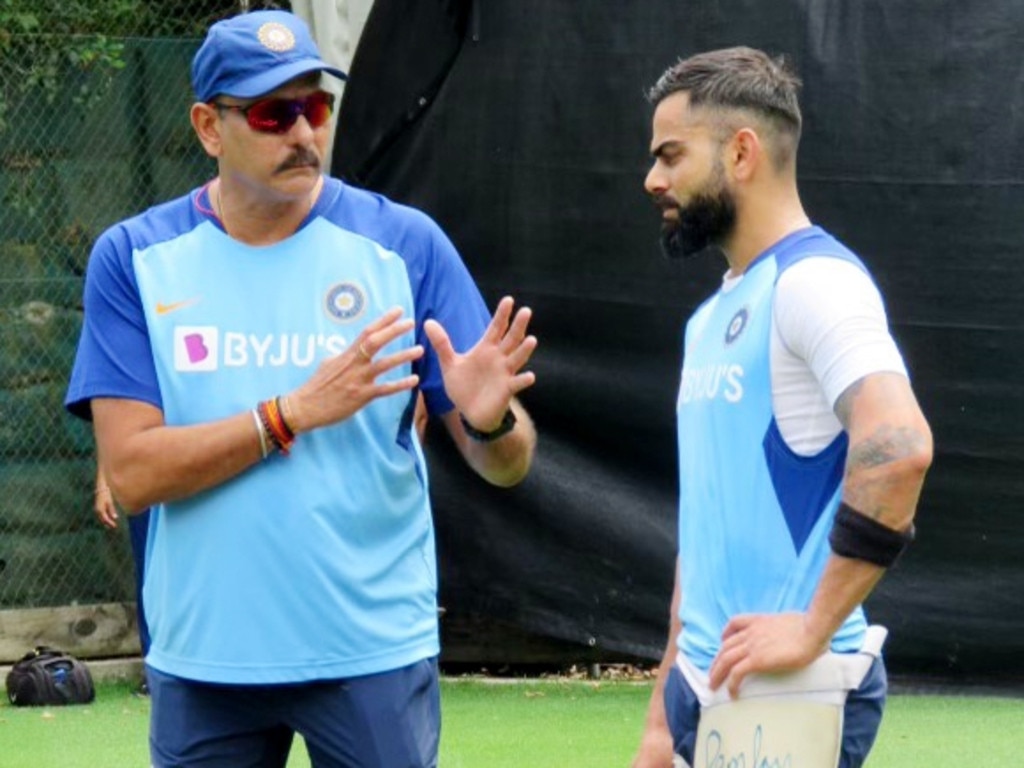 Kindred spirits, Ravi Shastri and Virat Kohli. Picture: Norman Kochannek