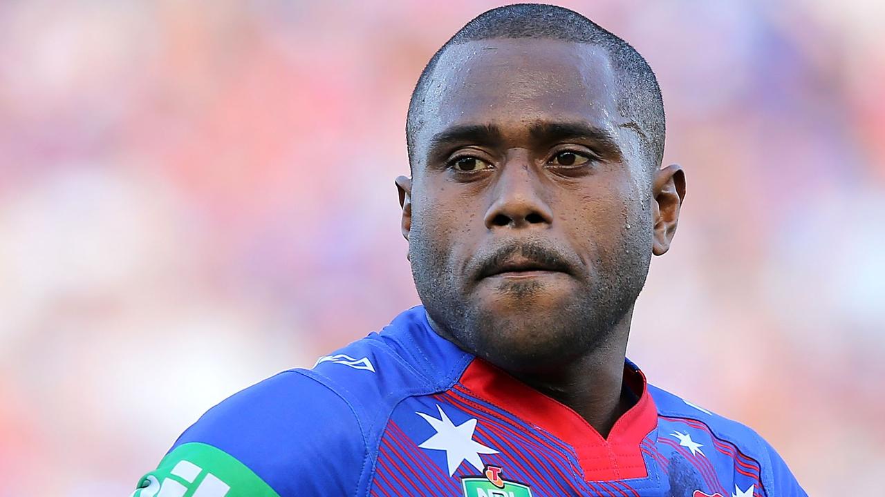 Former Knights cult hero Akuila Uate. Picture: Ashley Feder/Getty Images