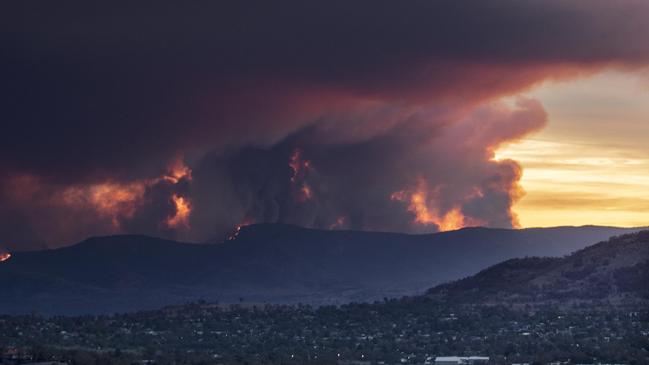 The massive Orroral Valley blaze, south of Canberra, continues to threaten the capital. Picture: Gary Ramage