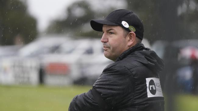 Corey McCall is standing down as Altona coach. Picture: Valeriu Campan