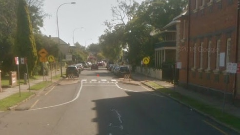 Church St. Maitland where a woman was allegedly hit in the face in an unprovoked attack. Google street view.