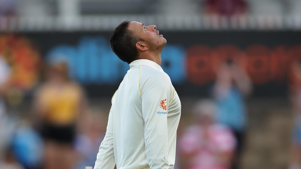 Australia's Usman Khawaja was relieved to return to form in the second Test. 