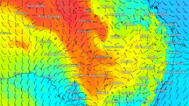 Hot, dry conditions are forecast to plague the southeast states this weekend. Picture: Weatherzone