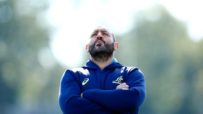 Mario Ledesma looks on during a training session at Dulwich College.