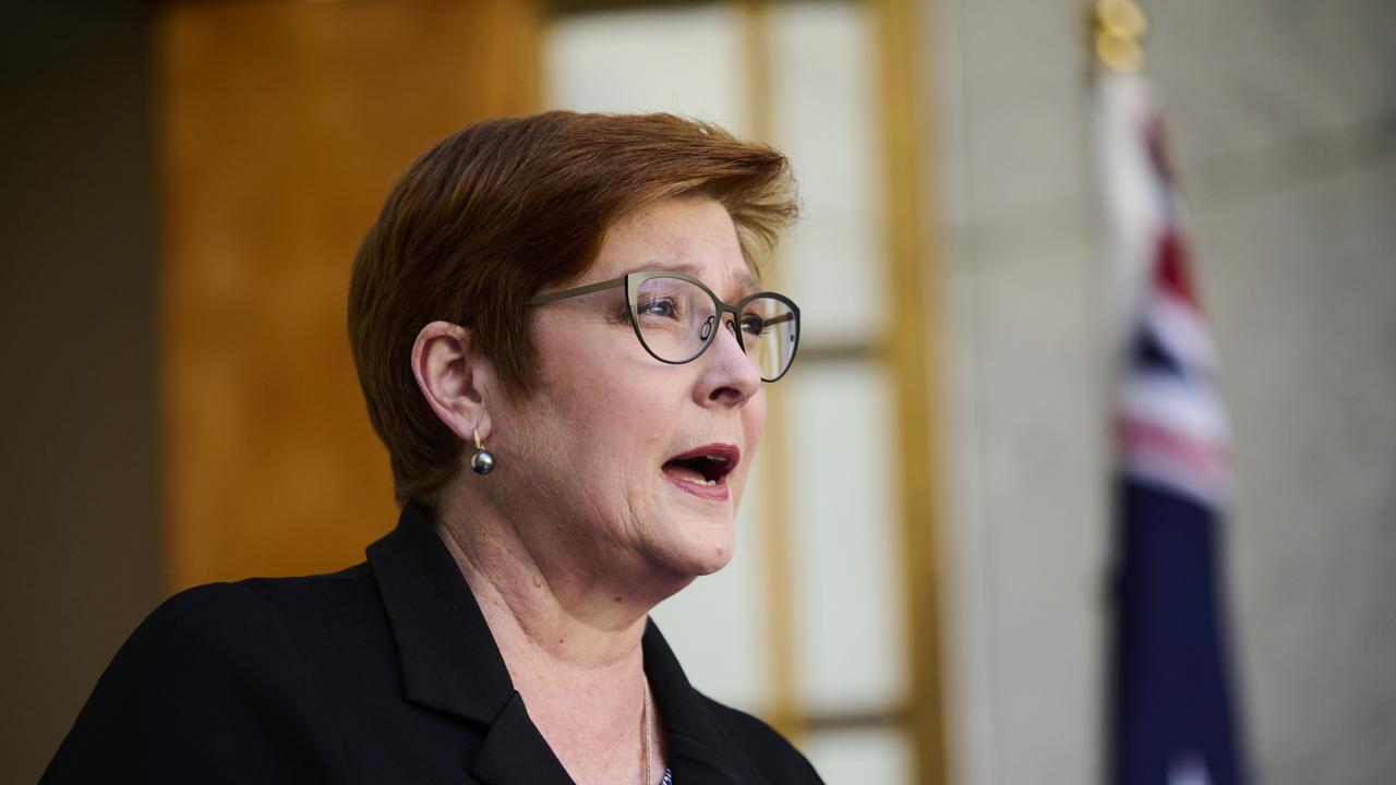 Australian Foreign Minister Marise Payne. Picture: Rohan Thomson/Getty Images