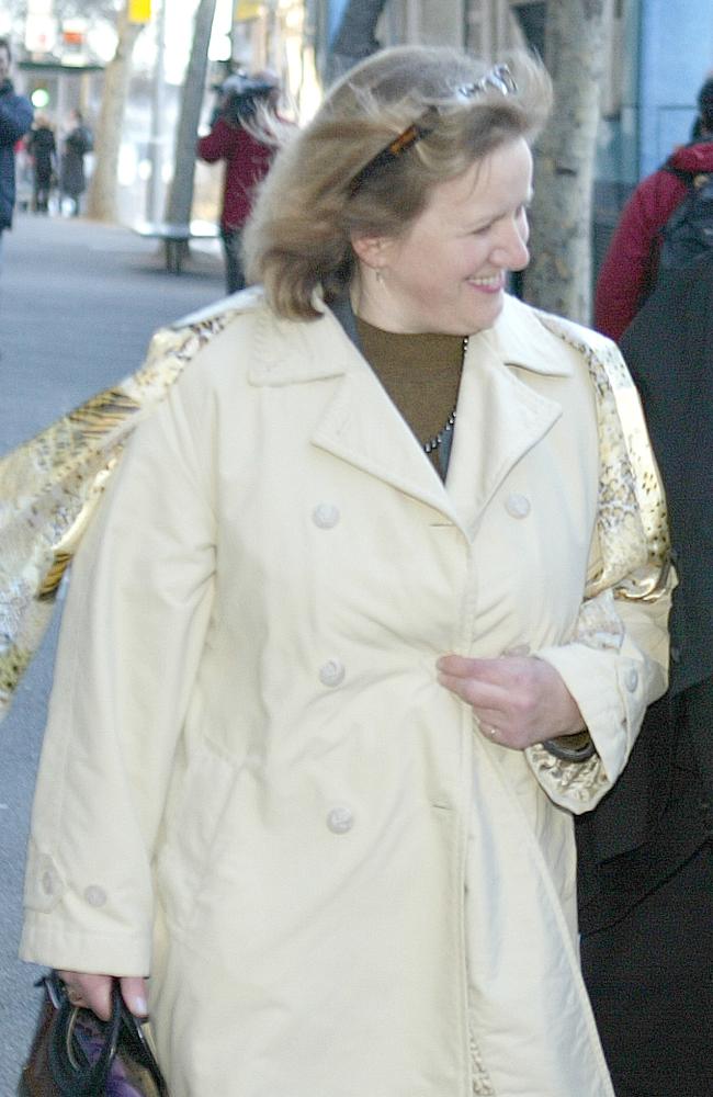 Vasiliki 'Vicky' Efandis outside court