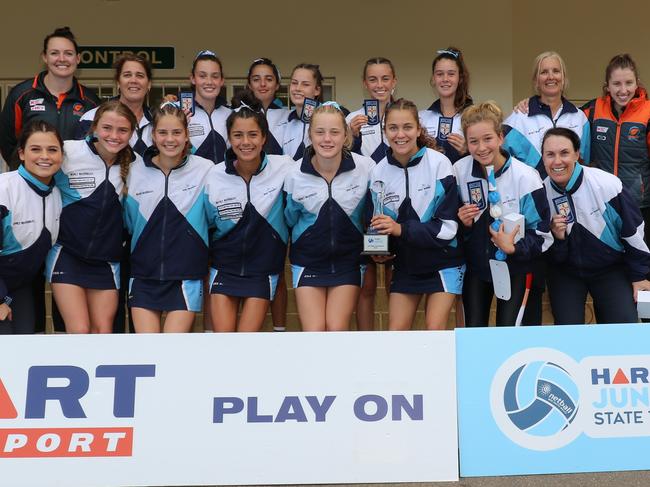 Manly Warringah Netball Association's under-14 girls were crowned state champions at the 2019 Netball NSW Junior State Titles. Picture: May Bailey