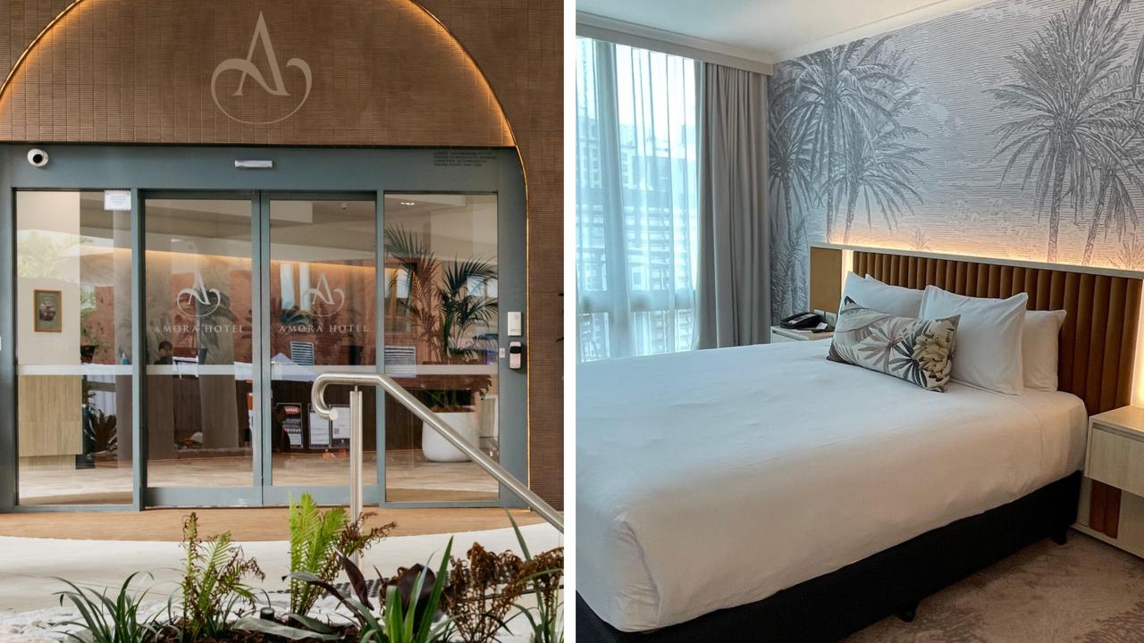 Inside Brisbane's newly renovated Amora Hotel.