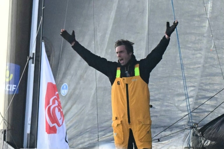 French sailor Charlie Dalin wins Vendee Globe in record time