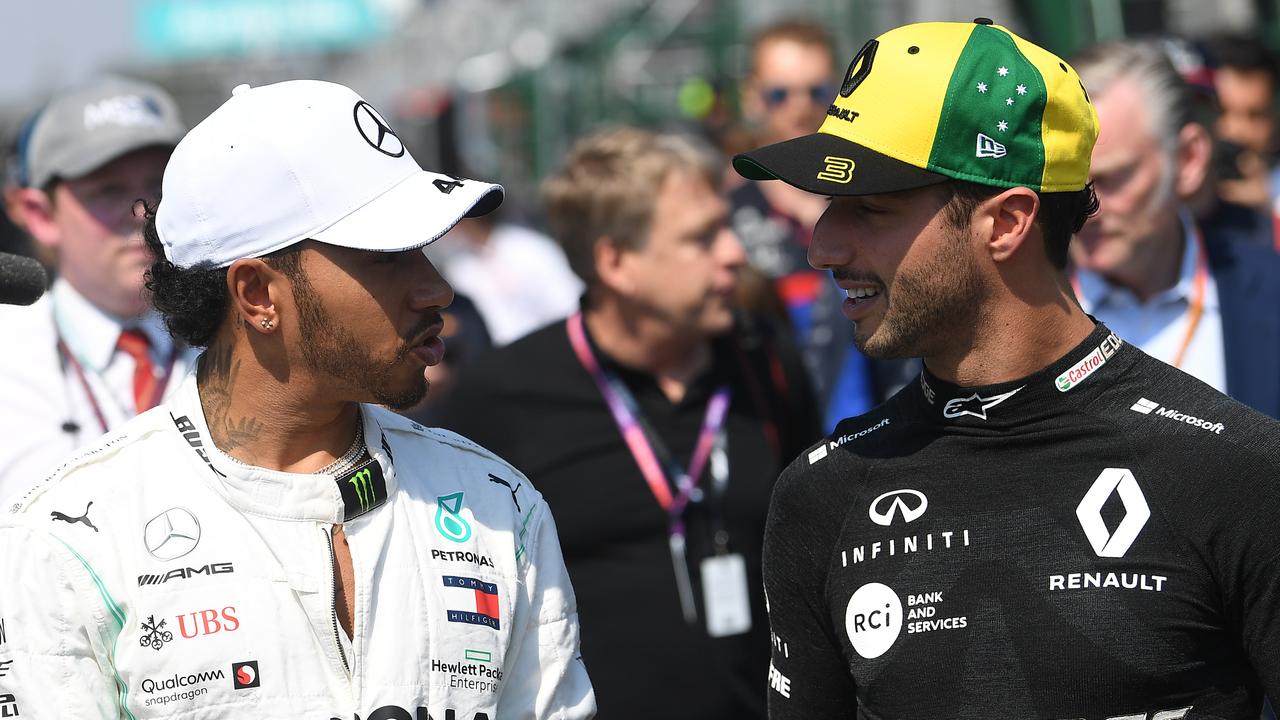 Daniel Ricciardo says he’s “certain” he would be able to beat Lewis Hamilton to the world title on a level playing field.
