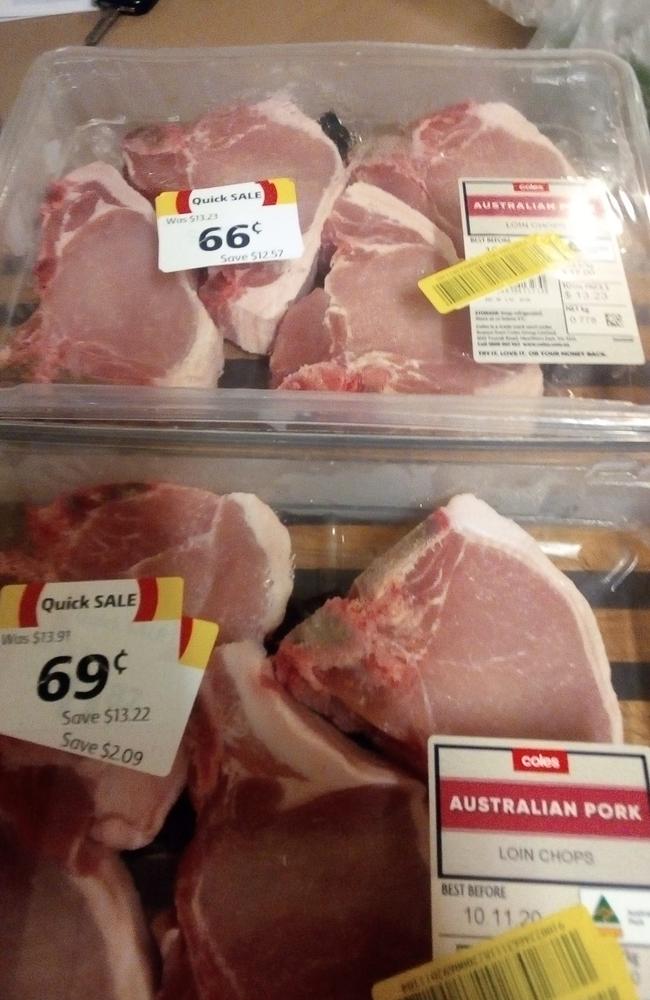 A Coles shopper has revealed the east time to nab a bargain is around 5pm. Picture: Facebook/MarkdownMadnessAustralia