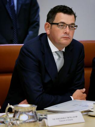 Victorian Premier Daniel Andrews at the COAG meeting.