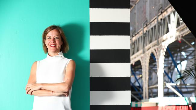 8.3.2018.Jo Dyer is the 2019 AWW director , pictured at the Palais on Karrawirra Parri,Adelaide. PIC: TAIT SCHMAAL.     EMBARGOED TILL 12am.