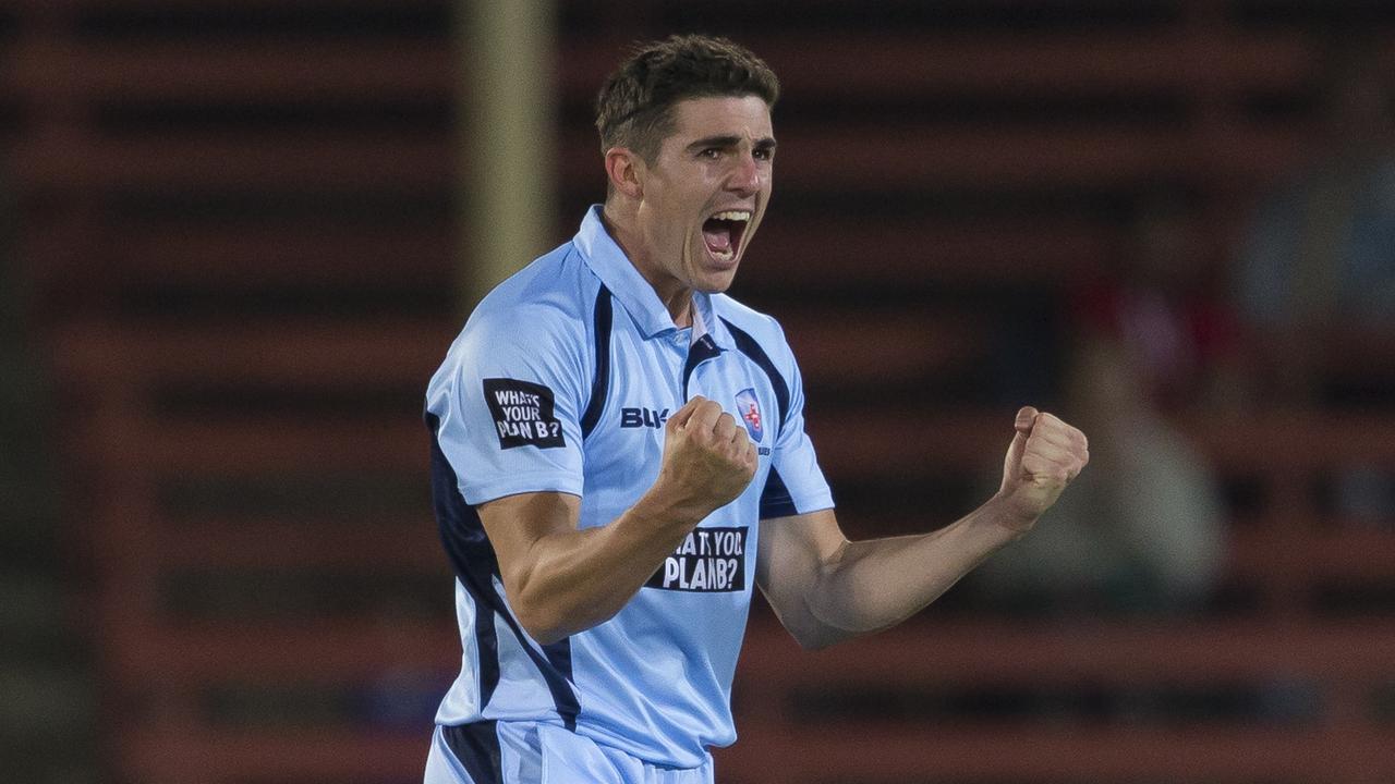 A five-wicket haul from Sean Abbott has delivered New South Wales its first win of the JLT One-Day Cup.