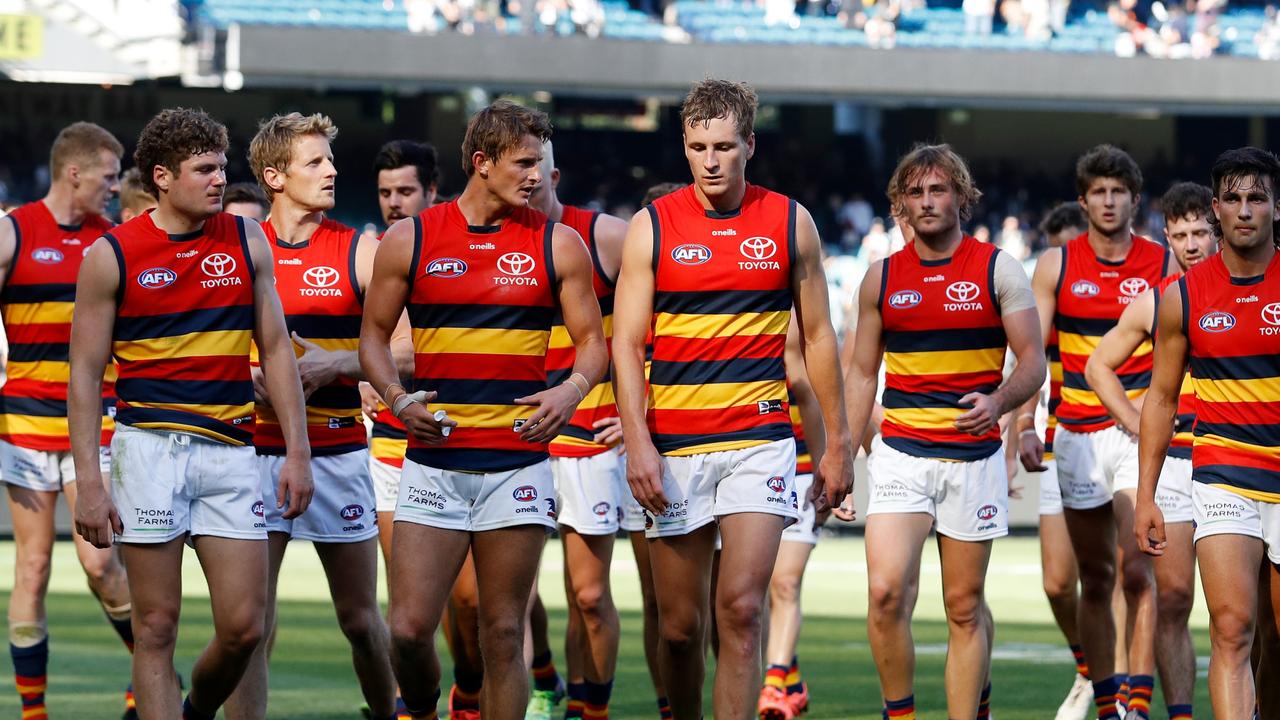 The Crows went down by 42-points. (Photo by Dylan Burns/AFL Photos via Getty Images)