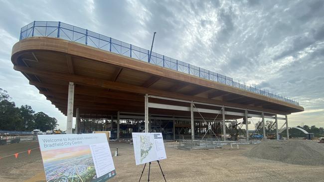 The advanced manufacturing research facility currently being built at Bradfield city centre.