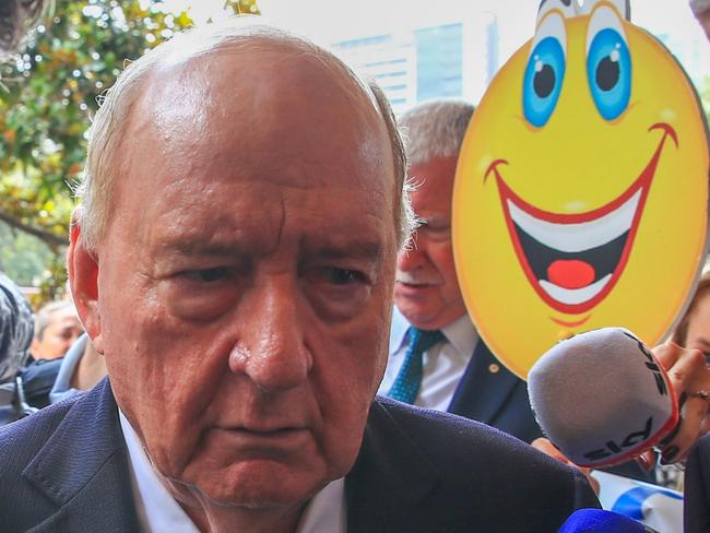 SYDNEY, AUSTRALIA - DECEMBER 18: Alan Jones arrives at SydneyÃ¢â¬â¢s Downing Centre Local Court to face allegations of sexual assault on December 18, 2024 in Sydney, Australia. Jones, the prominent Australian broadcaster, has been charged with 26 offenses related to historical sexual abuse, involving multiple complainants and incidents allegedly occurring between 2001 and 2019. The charges include aggravated indecent assault and sexual touching, with Jones maintaining his innocence and preparing to contest the allegations in court. (Photo by Roni Bintang/Getty Images)