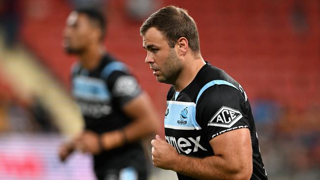 Wade Graham and the Sharks refused to take part in an NRL media event on Monday. Picture: Bradley Kanaris/Getty Images