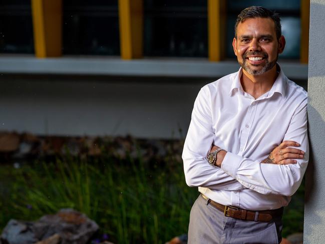 The CDU has launched the 2021 round of the Indigenous Pre-Law Enabling Program. The program is aims to grow the number of Indigenous lawyers in the Northern Territory. Students Hugh Woodbury is looking forward to hitting the books.Picture: Che Chorley