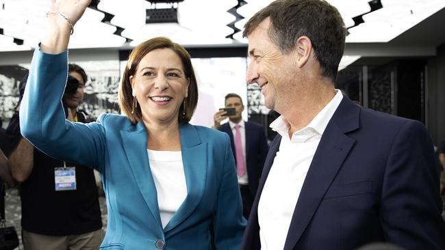 Deb Frecklington intends to remain leader. Picture: Sarah Marshall