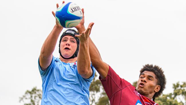 The NSW Waratahs against the Reds in thr Super Rugby U16s: Photos: Reds Media.