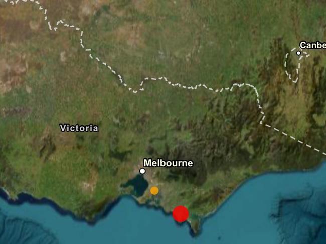 There has been magnitude 3.0 earthquake at a 10km depth, with an epicentre at Sandy Point. Picture: Supplied