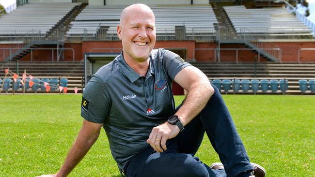 New Central Districts Football Club coach Jeff Andrews at Elizabeth on Tuesday. Picture: Brenton Edwards