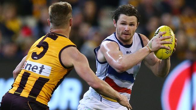 Patrick Dangerfield and Sam Mitchell are Brownlow dark horses. Picture: Sarah Reed